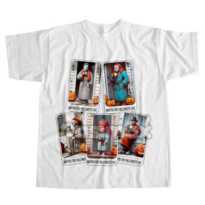 Halloween Horror Anime T-Shirt - Spooky Japanese Graphic Tee, Edgy Fall Wear — view 4