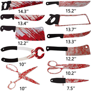 40-Pieces Set: Halloween Moon Ship Bloody Wreath Banners — view 2