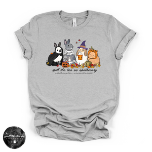 Bunny Halloween at Spill The Tea Sis Apothecary Tee | Cute Spooky Bunny Graphic T-Shirt — view 2