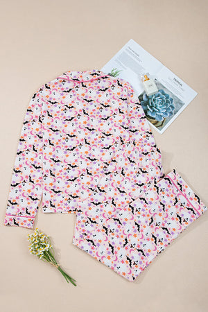 Halloween Ghosts & Bats Pajama Set — view 3