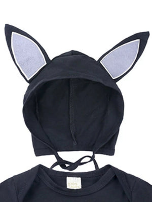 Children's Halloween Bat Bodysuit & Hat Costume Set — view 30