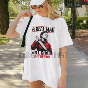 Men's Scary Halloween Shirt – Horror Movie Tee, Serial Killer T-shirt — view 4