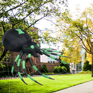 6 Feet Halloween Inflatable Blow-Up Spider — view 8