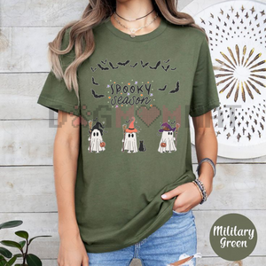"Spooky Boo" Ghost T-Shirt – Cute Halloween Tee, Unisex Spooky Season Apparel — view 4