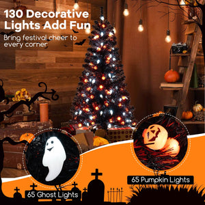 4.5 Feet Artificial Halloween Tree with 6 Lighting Modes and 5 Musics — view 8