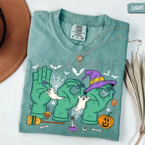 Halloween SPED Teacher T-Shirt – "Boo" in ASL, Autism Teacher Shirt, Special Education Graphic Tees Gift — view 4