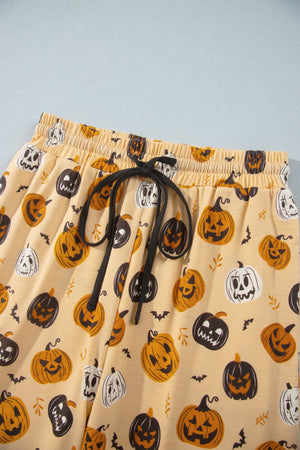 Halloween Pumpkin Top & Pants Pajama Set — view 5