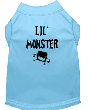 Halloween Pet Dog & Cat Shirt Screen Printed, "Lil Monster" — view 9