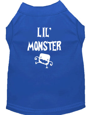 Halloween Pet Dog & Cat Shirt Screen Printed, "Lil Monster" — view 10