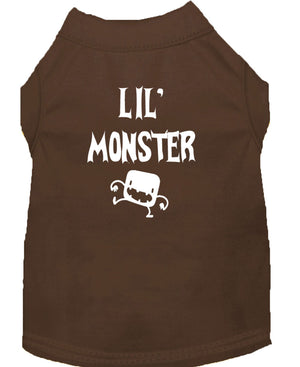 Halloween Pet Dog & Cat Shirt Screen Printed, "Lil Monster" — view 13