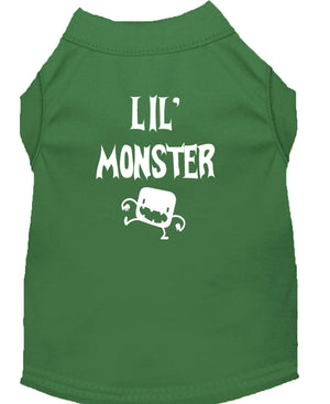 Halloween Pet Dog & Cat Shirt Screen Printed, "Lil Monster" — view 12