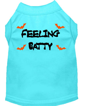 Halloween Pet Dog & Cat Shirt Screen Printed, "Feeling Batty" — view 9
