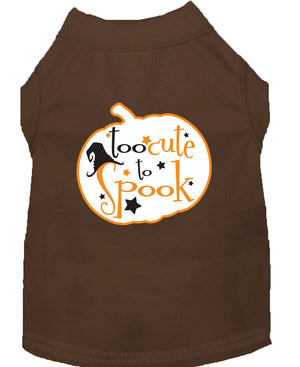 Halloween Pet Dog & Cat Shirt Screen Printed, "Too Cute To Spook" — view 9