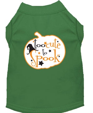 Halloween Pet Dog & Cat Shirt Screen Printed, "Too Cute To Spook" — view 7
