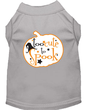 Halloween Pet Dog & Cat Shirt Screen Printed, "Too Cute To Spook" — view 8