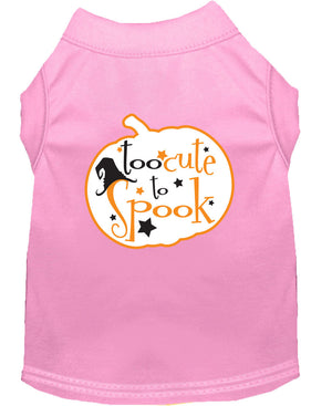 Halloween Pet Dog & Cat Shirt Screen Printed, "Too Cute To Spook" — view 11