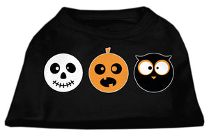 Halloween Pet Dog & Cat Shirt Screen Printed, "The Spook Trio" — view 2