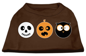 Halloween Pet Dog & Cat Shirt Screen Printed, "The Spook Trio" — view 1
