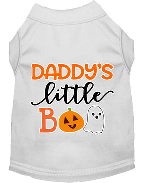 Halloween Pet Dog & Cat Shirt Screen Printed, "Daddy's Little Boo" — view 15