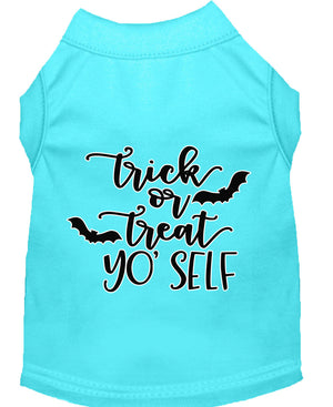 Halloween Pet Dog & Cat Shirt Screen Printed, "Trick Or Treat Yo' Self" — view 10