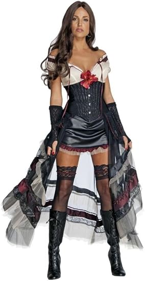 Sexy Jonah Hex Lilah Black Costume — view 1