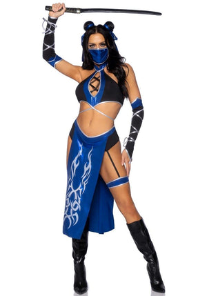 Combat Ninja 5-Piece Warrior Costume — view 10