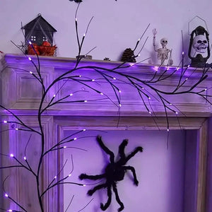 54LED Halloween Bat Decorative Branch String Lights, Wall-mounted Indoor Decorative String Lights — view 4