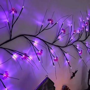 54LED Halloween Bat Decorative Branch String Lights, Wall-mounted Indoor Decorative String Lights — view 5