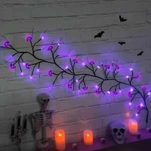 54LED Halloween Bat Decorative Branch String Lights, Wall-mounted Indoor Decorative String Lights — view 3