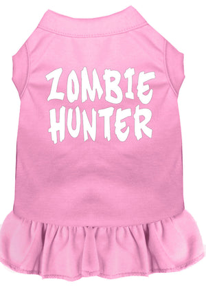 Halloween Pet Dog & Cat Dress Screen Printed, "Zombie Hunter" — view 11