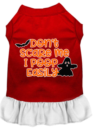 Halloween Pet Dress "Don't Scare Me, I Poop Easily" — view 12