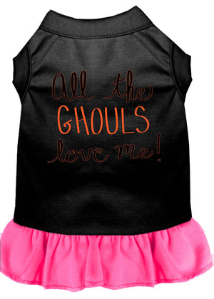 Halloween Pet Dress "All The Ghouls Love Me" — view 12