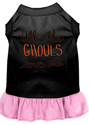 Halloween Pet Dress "All The Ghouls Love Me" — view 10