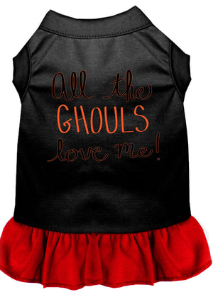 Halloween Pet Dress "All The Ghouls Love Me" — view 11