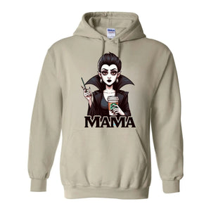 Spooky Mama Movies Characters Hoodie – Cool Halloween Pullover for Moms, Cozy & Funny Horror Film Fan Gift — view 6