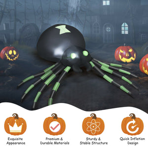 6 Feet Halloween Inflatable Blow-Up Spider — view 5