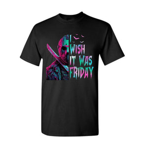 Horror Characters Movie T-Shirt - Scary Clown & Monster Graphic Tee, Halloween Womenswear — view 1