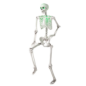 5.5 FT Halloween Skeleton Life-Size Posable for Indoor Outdoor Decoration — view 7