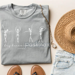 'Dry Bones Come Alive' Christian Halloween Shirt – Dancing Skeleton Fall Jesus Tee, Bible Verse Shirt, New Life in Christ Faith Apparel — view 5