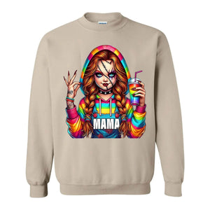 Halloween Spooky Mama Sweatshirt – Cool & Funny Mom Gift — view 5