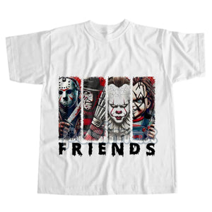 Halloween Horror Anime T-Shirt - Spooky Japanese Graphic Tee, Edgy Fall Wear — view 6