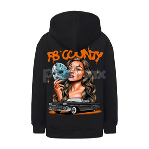 FB County Heavyweight Oversized Halloween Graphic Hoodie – Pullover Streetwear, Unisex Fall Apparel — view 5