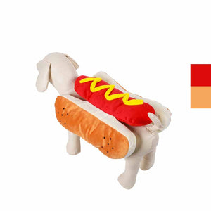 Funny Dog Costume - Hot Dog Design Pet Apparel — view 7