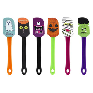 6-Pack: Halloween Every Day Use Kitchen Silicone Spatulas Set — view 1