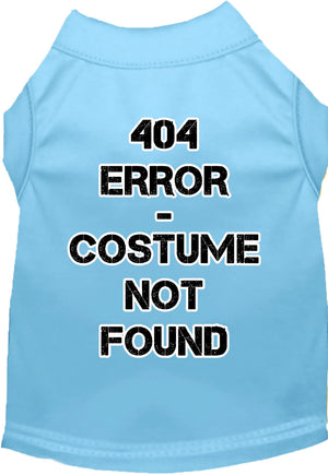 Halloween Costume Cat or Dog Shirt for Pets "404 Error Costume" — view 5