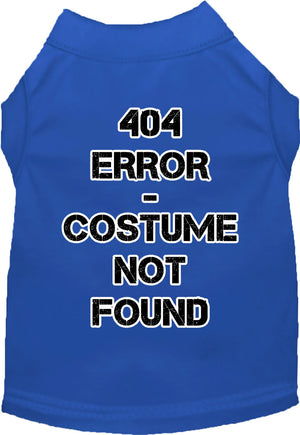 Halloween Costume Cat or Dog Shirt for Pets "404 Error Costume" — view 6