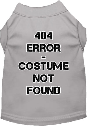 Halloween Costume Cat or Dog Shirt for Pets "404 Error Costume" — view 3