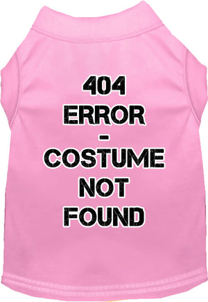 Halloween Costume Cat or Dog Shirt for Pets "404 Error Costume" — view 8