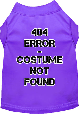 Halloween Costume Cat or Dog Shirt for Pets "404 Error Costume" — view 9