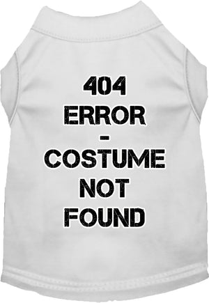 Halloween Costume Cat or Dog Shirt for Pets "404 Error Costume" — view 11